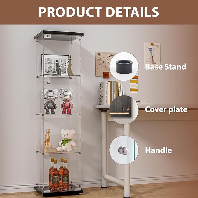 FANYUSHOW Glass Display Cabinet - Image 4
