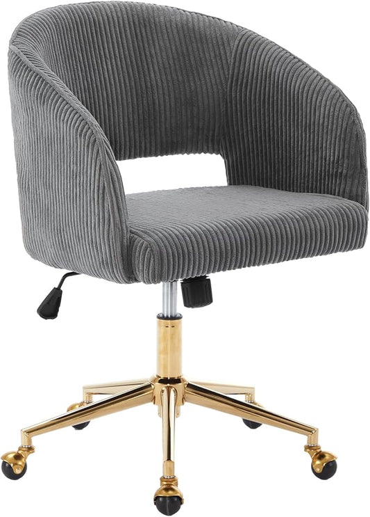 KCC Home Office Chair Swivel Desk Chair Accent Armchair Upholstered Modern by KCC