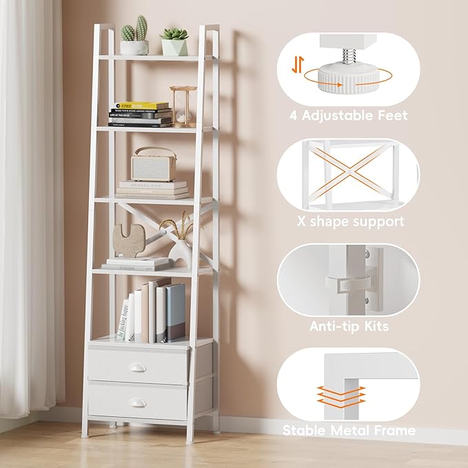 Furologee 5-Tier Ladder Shelf - Image 5