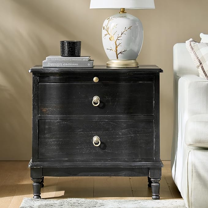 HULALA HOME Solid Wood Storage End Table - Image 7