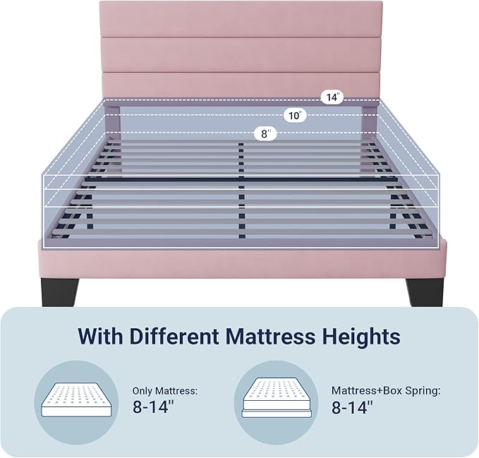 Allewie Full Size Platform Bed Frame - Image 5