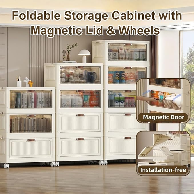 6-Tier Foldable Storage Cabinet - Image 3
