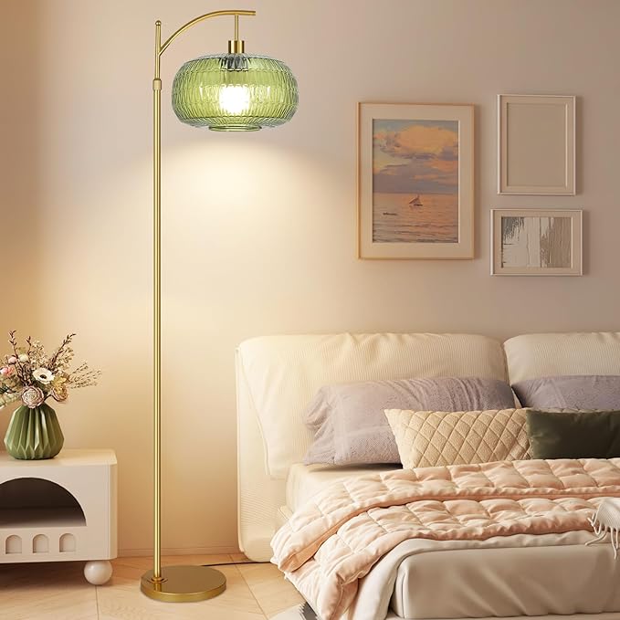 QIYIZM Glass Floor Lamp for Living Room - Image 7