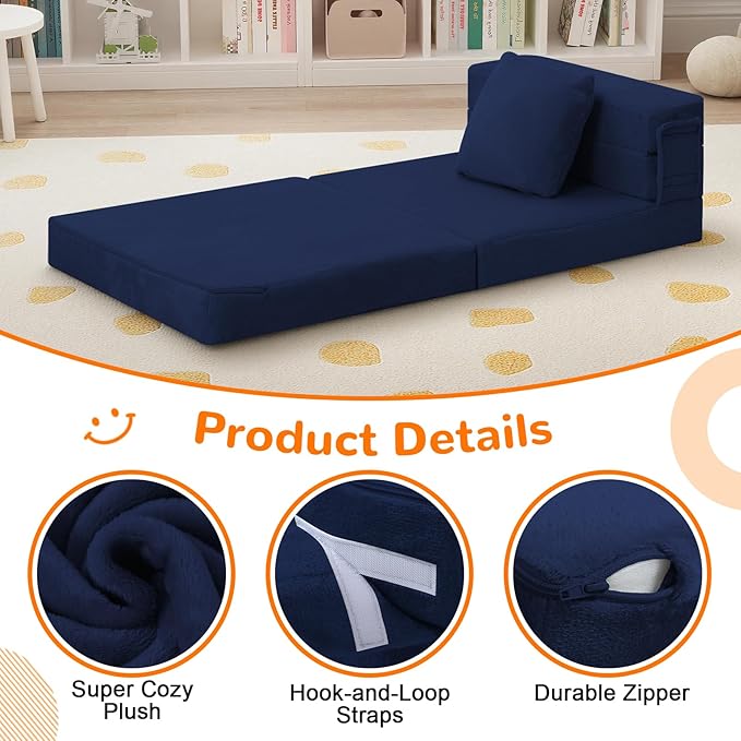 MeMoreCool Foldable Futon Chair Bed - Image 7