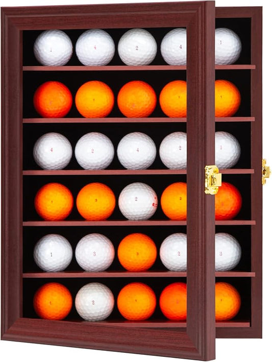 KCRasan 30 Golf Ball Display Case Lockable by KCRasan