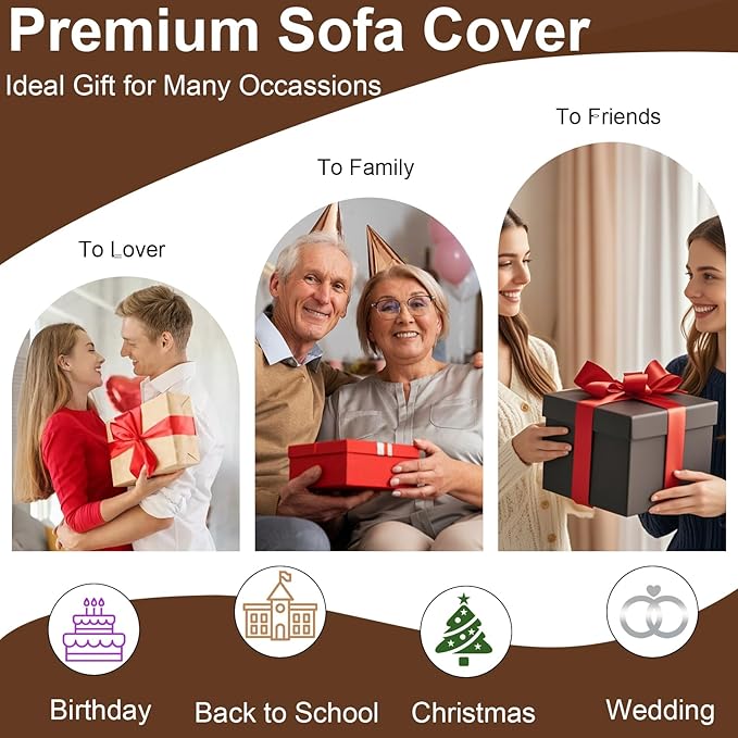 VClife Boho Couch Covers for Sofa, XXL Couch Cover for Oversized Sofa, - Image 6
