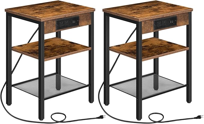 HOOBRO Side Tables Set of 2 by HOOBRO