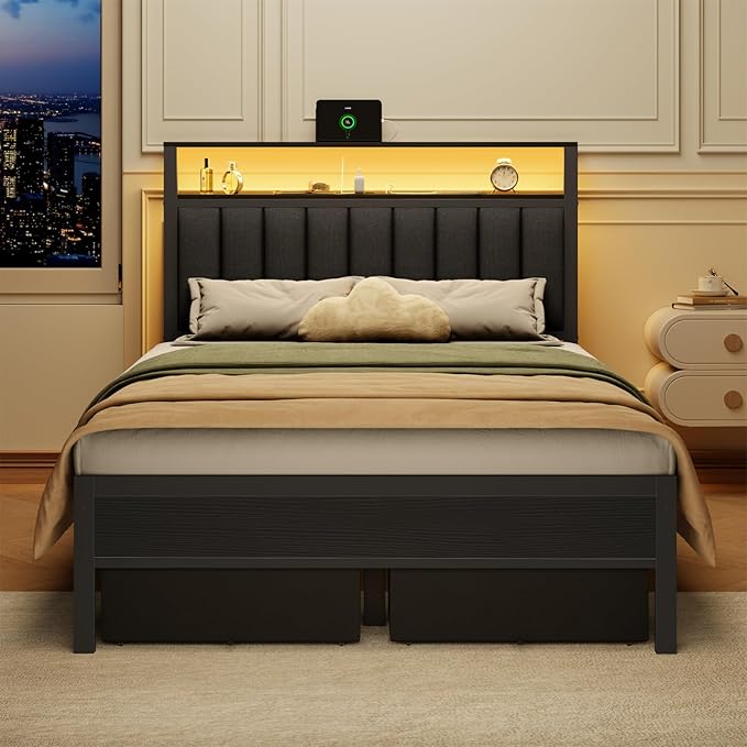 Furnulem Full Size Bed Frame - Image 6
