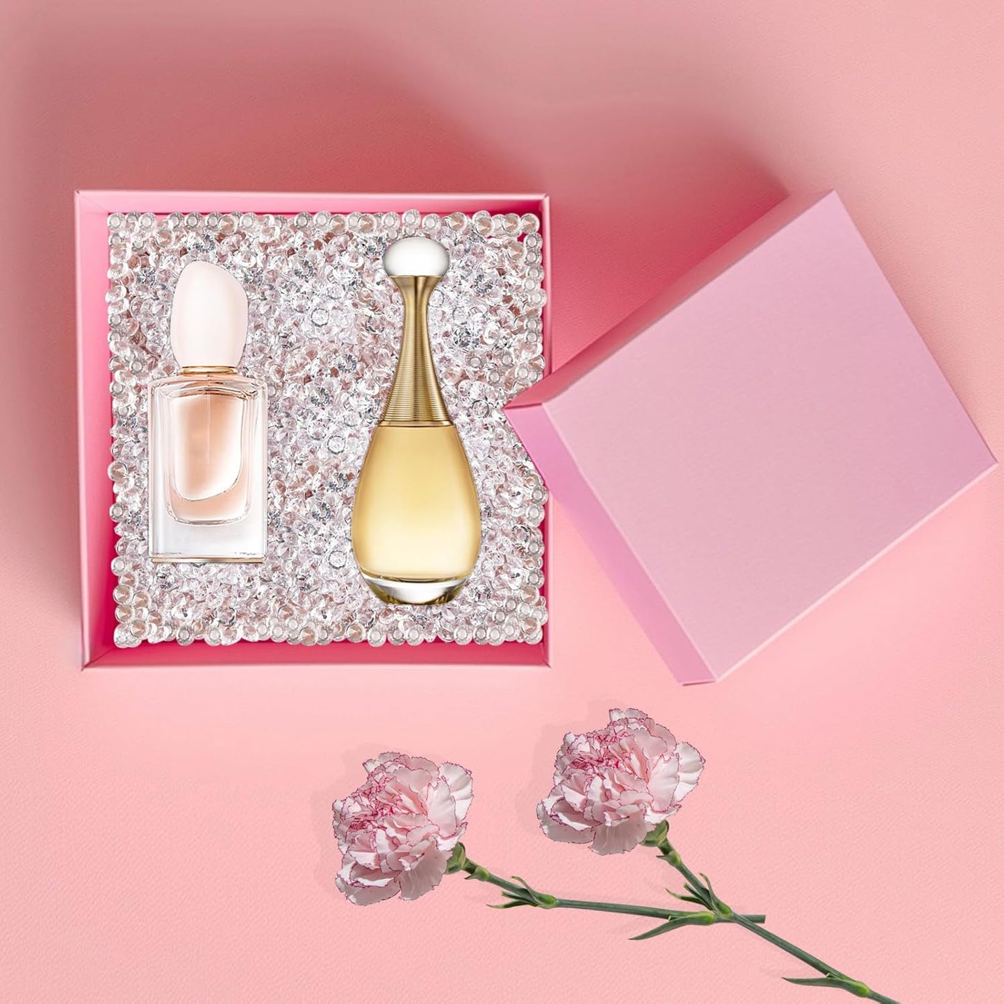 10000Pcs Crystal Acrylic Diamond Fake Gems Vase Filler, 4.5mm Faux Diamonds for Table Scatter Wedding Party, Bridal Shower, Birthday Decoration, Light Yellow