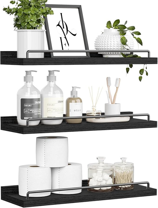 RYOFOBETTO Floating Shelves for Wall Decor Bathroom Shelves Over Toilet by RYOFOBETTO