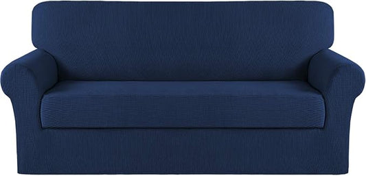 Turquoize Stretch Sofa Slipcover 2 Pieces Sofa Cover Couch Cover by Turquoize