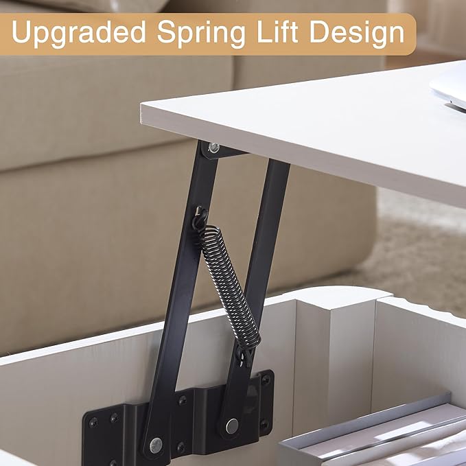 35.4" Lift Top Coffee Table - Image 3