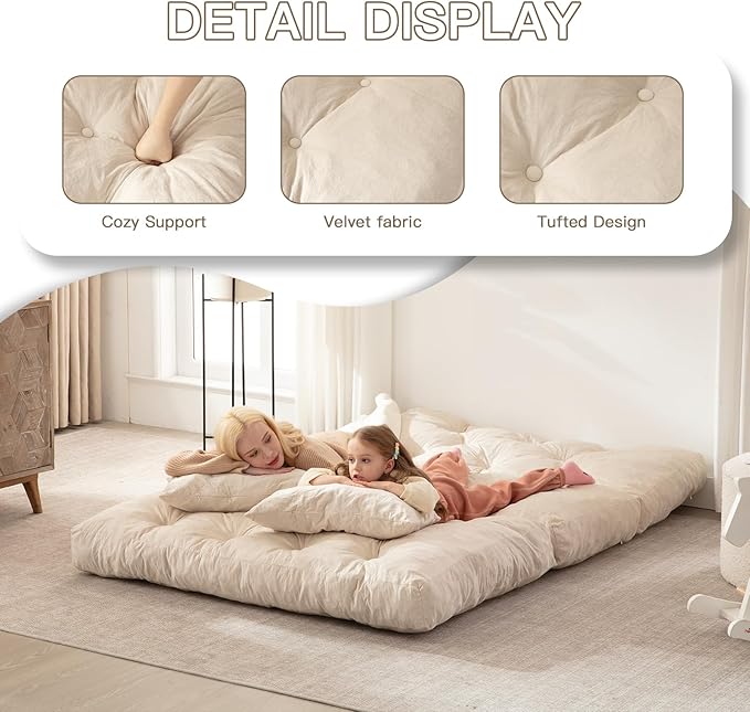 Folding Sofa Bed, Convertible Sleeper Chair - Image 4