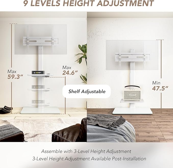 AX WABER Universal Floor TV Stand - Image 3