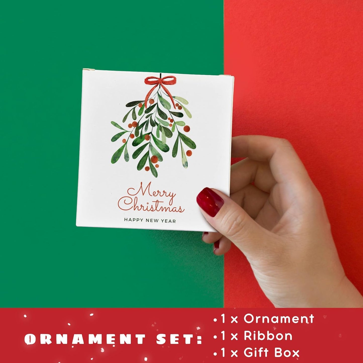 Pawzity Social Worker Christmas Ornament - Social Worker Gifts for Women - Ceramic Thank You Appreciation Ornament