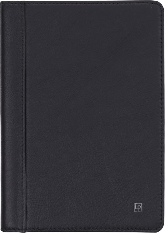 Luxury Leather Refillable Journal/Writing Notebook for Men & Women, Reusable Full-grain Leather Cover, 120gsm Thick Paper, Blank, Dotted, Lined Refills