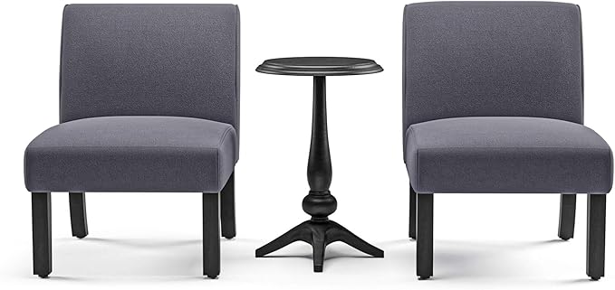Furniture of America Casey Transitional 2-Piece Wood Round Pedestal Accent - Image 3