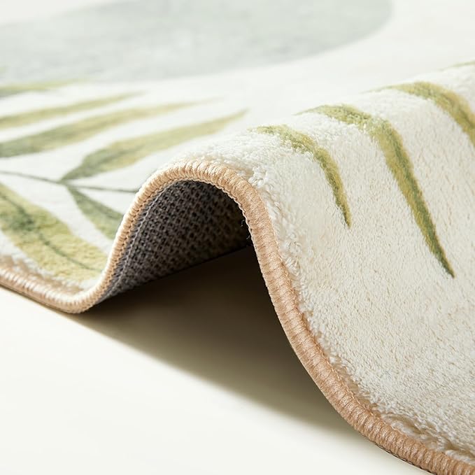 RoomTalks Mid Century Modern Washable Rug Stain Resistant, Boho Cute Aesthetic - Image 6