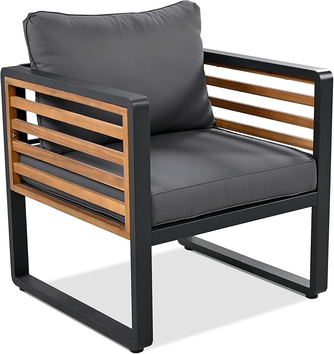 4-Pieces Outdoor Patio Sectional Sofa Set - Image 9
