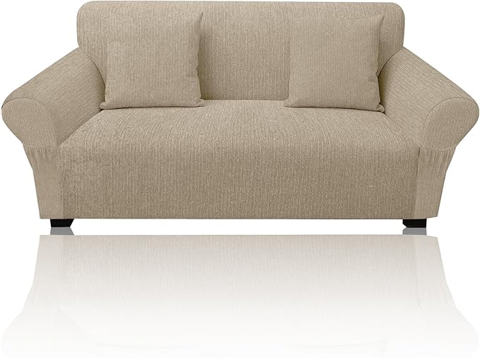 Loveseat Slipcover with 2 Pillow Cover by Jcones
