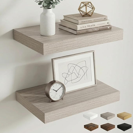 Dreamland Grey Floating Shelves by Dreamland