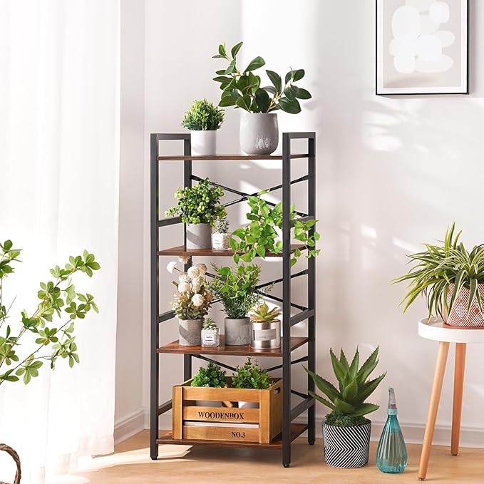 Yoobure 4 Tier Bookshelf - Image 7