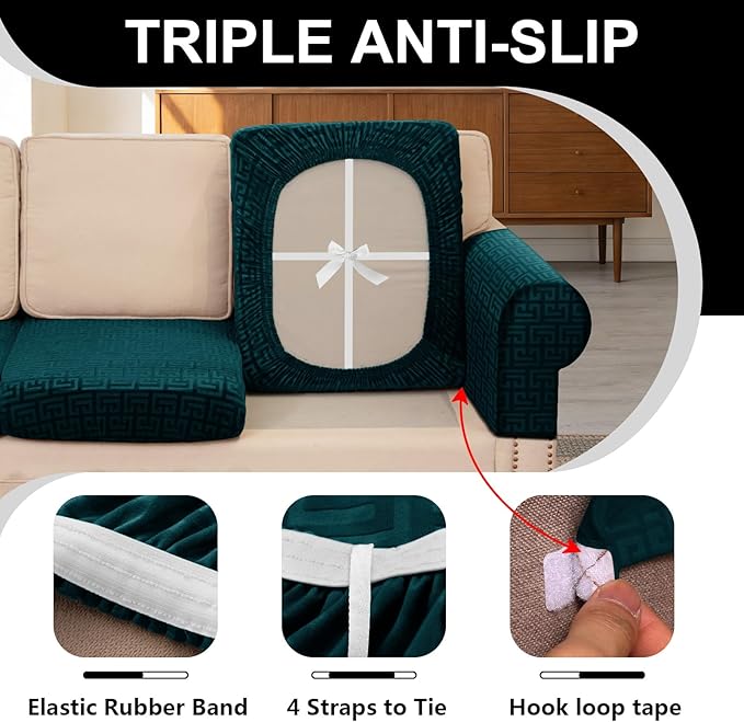 UNBBRRL Stretch Couch Armrest Covers - Image 3