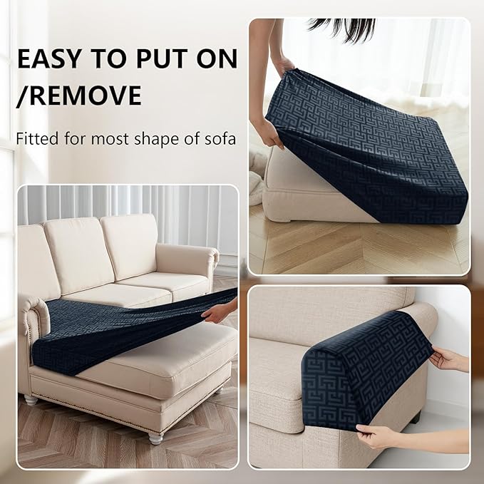 UNBBRRL Stretch Couch Armrest Covers - Image 4
