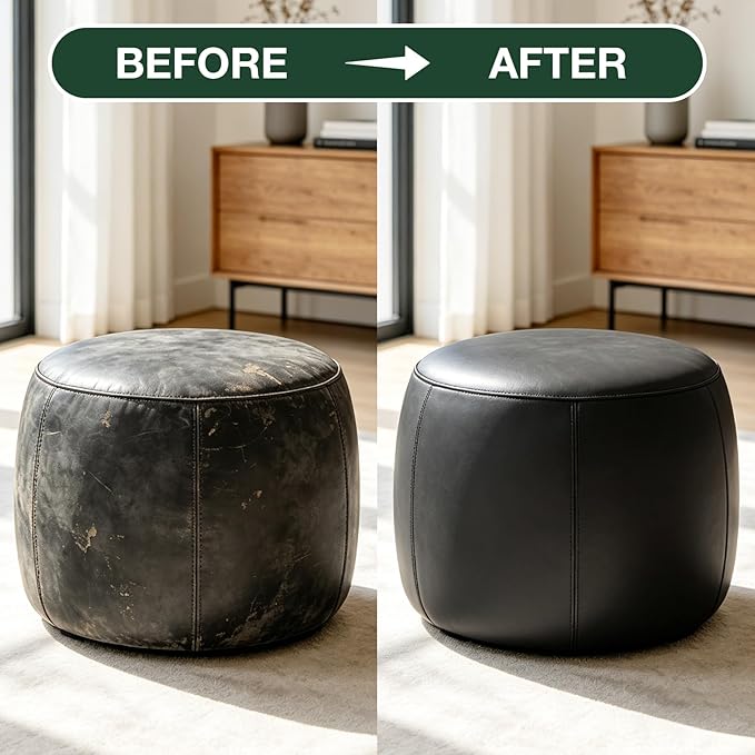 Dark Gray Leather Repair Kit, Leather Recoloring Balm – Restore & Repair Faded - Image 2