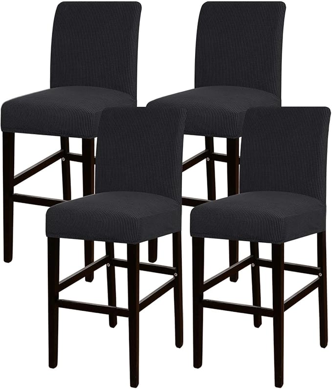 Turquoize Stretch Bar Stool Cover Counter Stool Pub Chair Slipcover by Turquoize