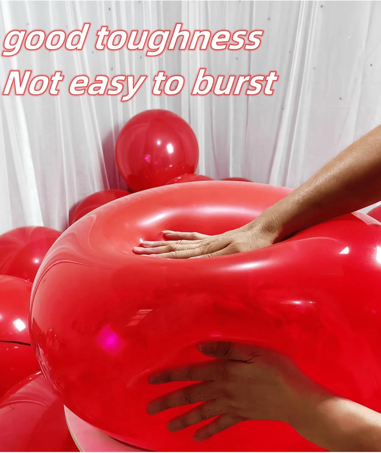 90 Pack Red Balloons 18 inch Red Latex Party big Balloon Bulk for Various Party Events Decorations