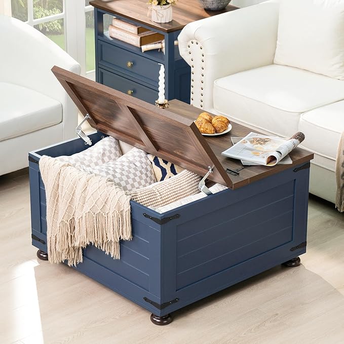 Joaxswe Farmhouse Coffee Table - Image 7