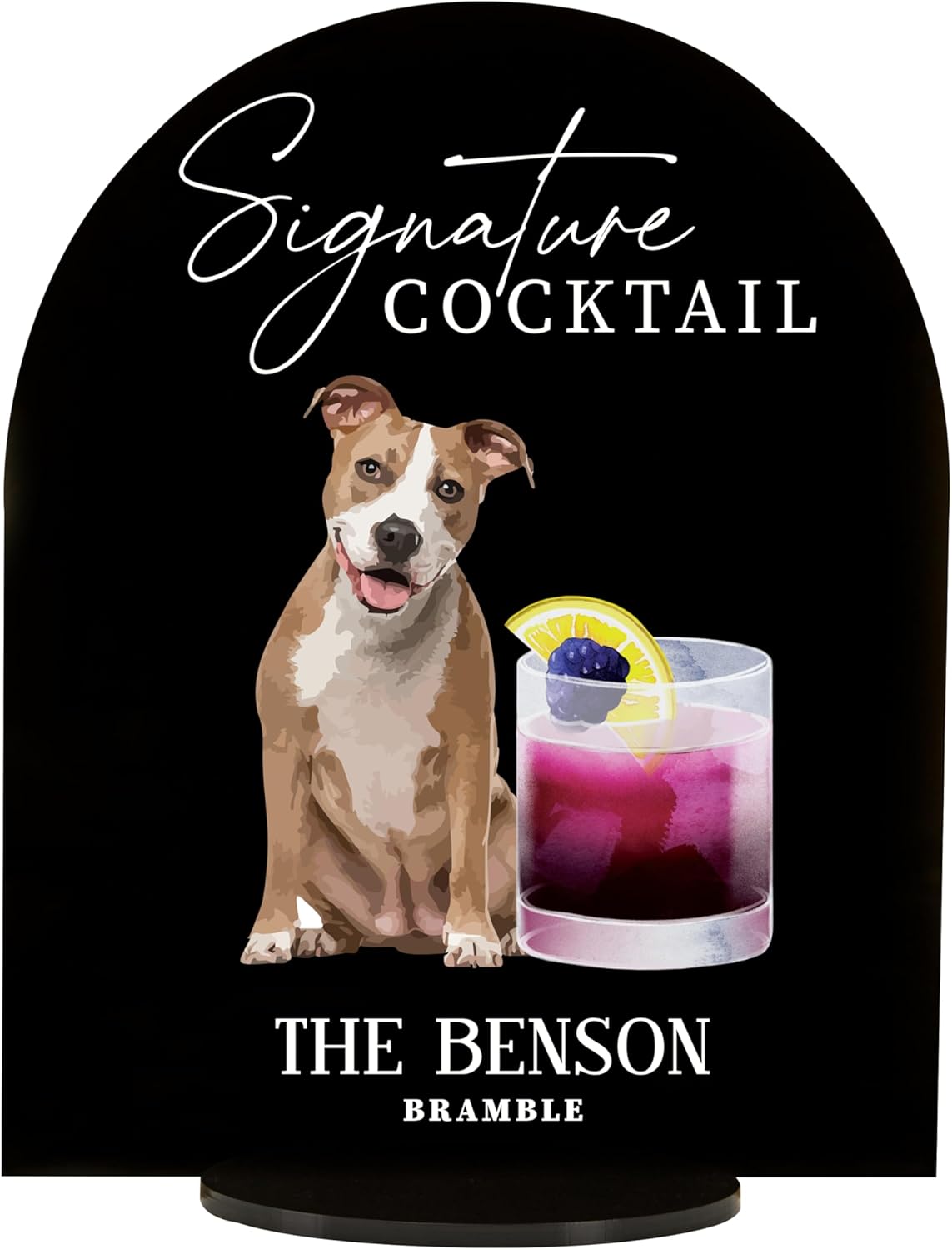 Pet Signature Drink Wedding Signs