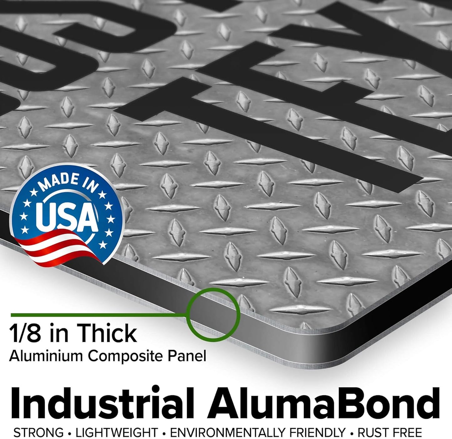 Custom Sign, Custom Street Sign, 11 Font Colors, 13 Font Styles, 4 Hole Options, 22 Sizes, 12x12 Inches, Rust Free DiBound, Fade Resistant, Made in USA by My Sign Center (Diamond Metal)