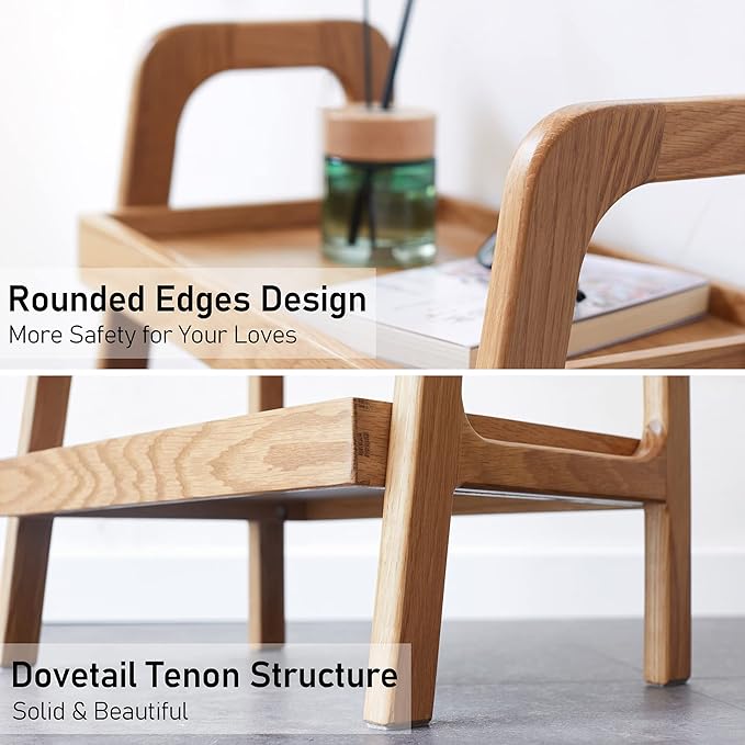 100% Solid Oak Sofa Table - Image 9