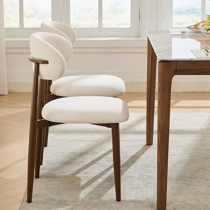 UVV Dining Chairs Set of 4, Metal Kitchen Chairs - Image 3