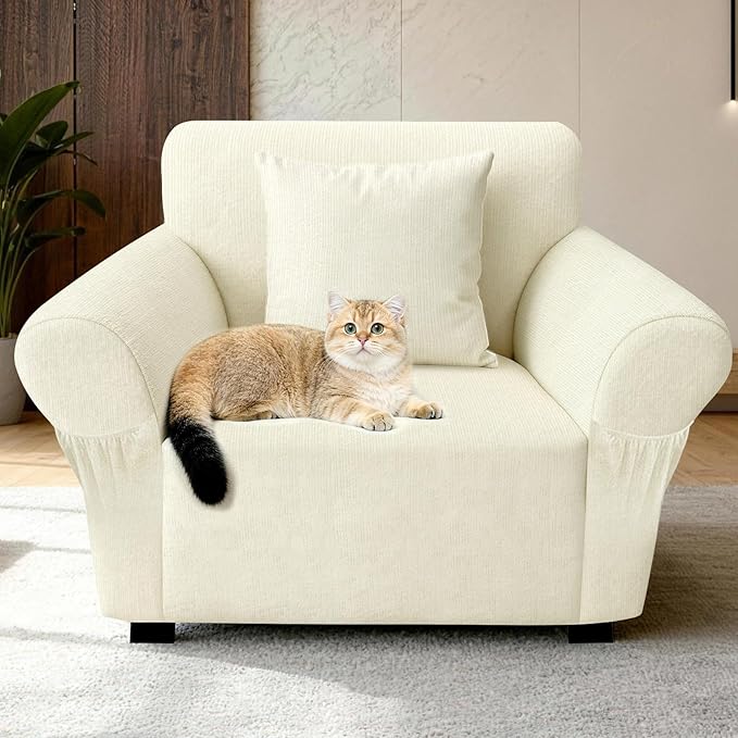 Armchair Slipcover with 1 Pillow Cover - Image 7