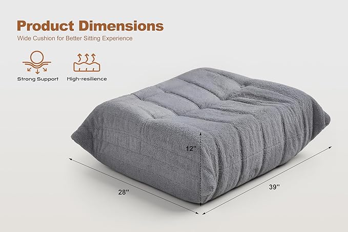 Bean Bag Pouf Ottoman, Foot Stool, Foot Rest - Image 2
