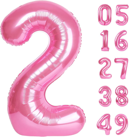 pink number balloon 2026