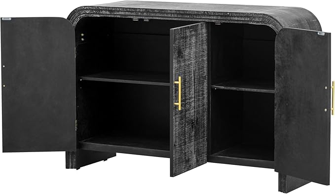 Retro Silhouette Sectional 3-Piece Set Containing Sideboard, Console Table and - Image 9