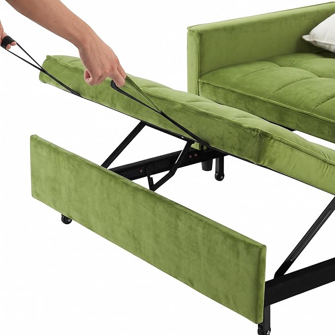 3 in 1 Convertible Sofa Bed, Loveseat Sleeper Sofa - Image 4