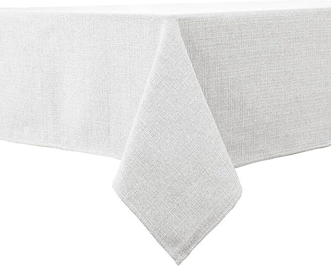 BALCONY & FALCON Square Tablecloth Washable Wrinkle Resistant and Water Proof by BALCONYFALCON