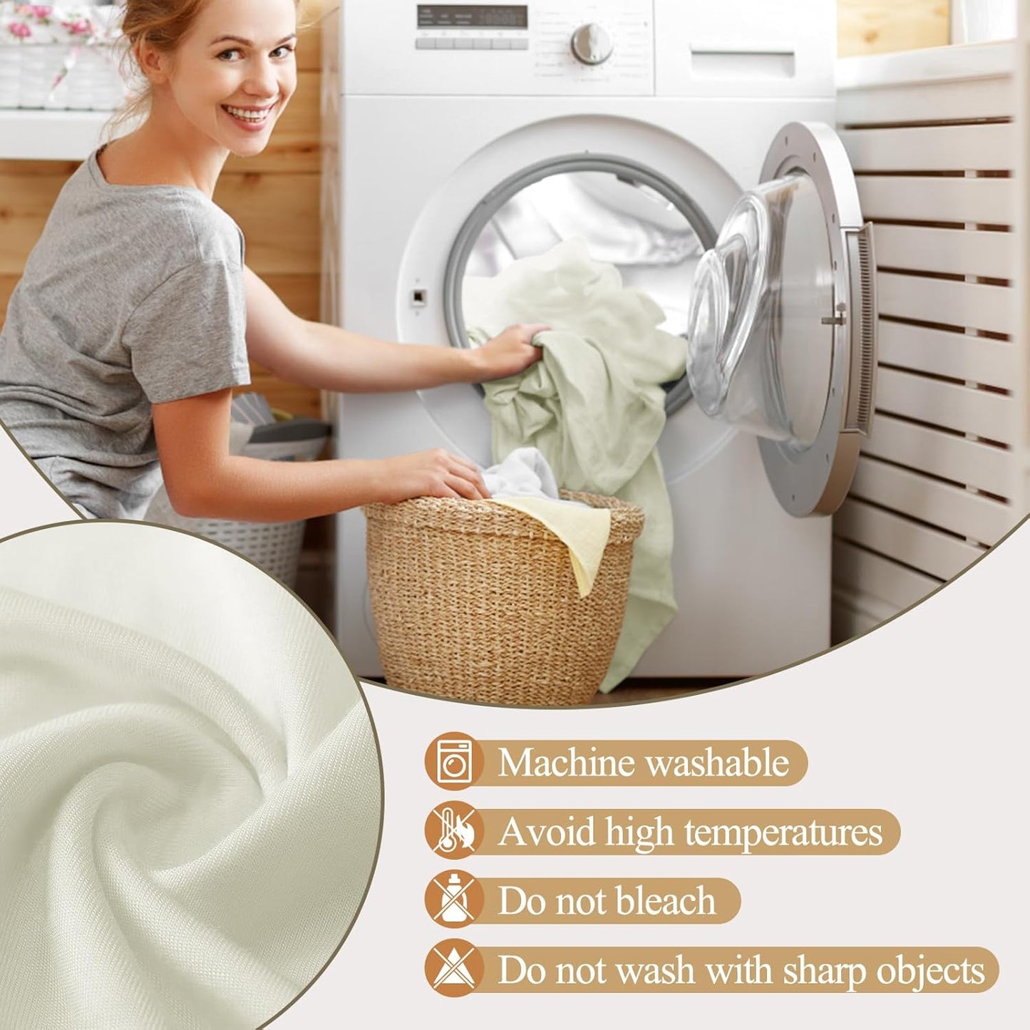 Ledido Wedding Arch Backdrop Cover 6FT 7.2FT Arch Covers 2Set Fitted Stretchy Spandex Round Top Stand Backdrop Cover for Wedding Banquet Ceremony Birthday Party Baby Shower Event Decoration,Ivory