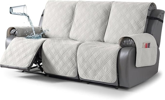TAOCOCO 100% Waterproof Recliner Sofa Cover, Non Slip Split Couch Covers by TAOCOCO