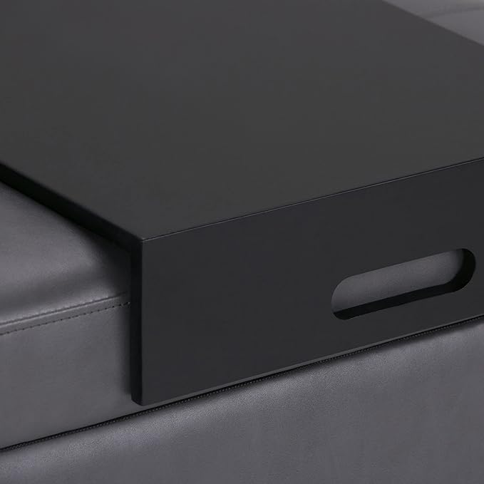 SIMPLIHOME Oregon Storage Ottoman Bench - Image 7