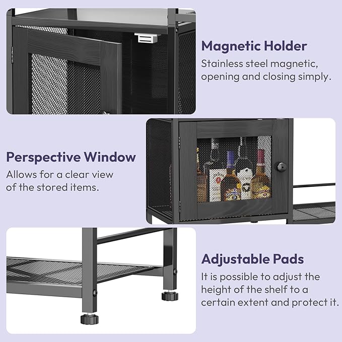 SWTYMIKI Coffee Bar Cabinet for Home - Image 8