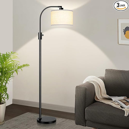 Nintiue Upgraded Modern Arc Dimmable Tall Standing Floor Lamp by Nintiue