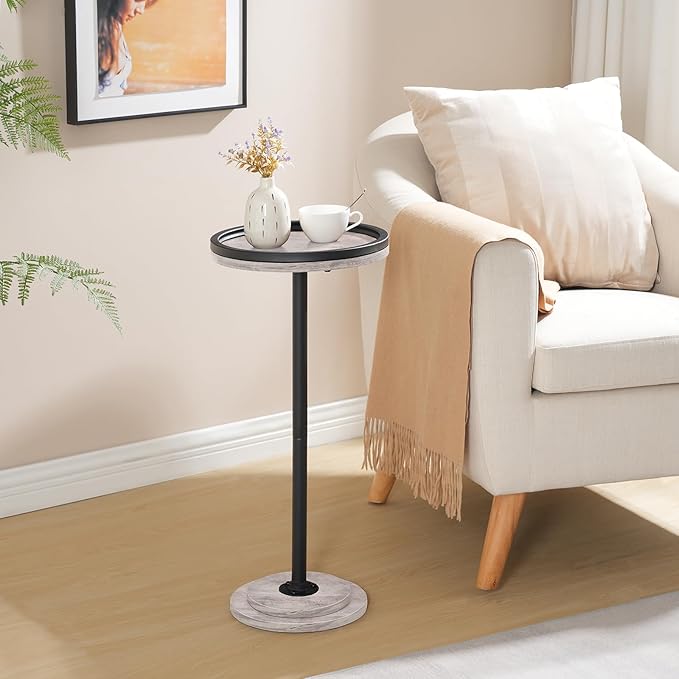 HOOBRO Small Round Side Tables, Drink Tables, Coffee Martini Tables - Image 9