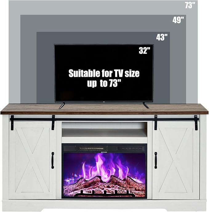 AMERLIFE Fireplace TV Stand - Image 7