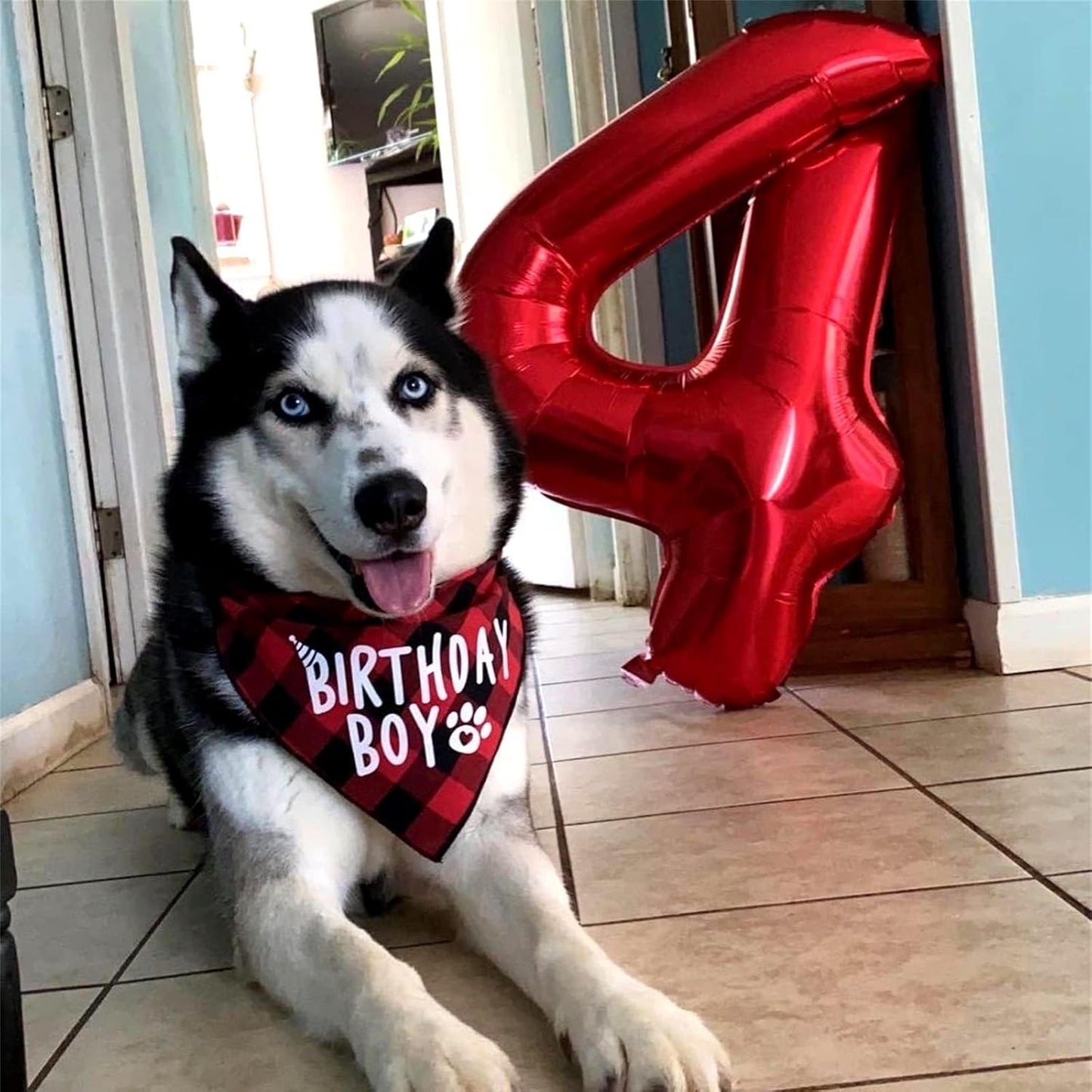 40 Inch Red Number 7 Balloon for Boys Girls, Large Self Inflating Foil Number Balloons 0-9 for Boys Girls, Digit 7 Helium Balloons for Women Men Birthday Christmas New Year Party Anniversary Supplies